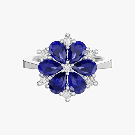 Uranus Sapphire Jewelry Ring